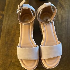 Dolce Vita Baker Stone platform sandals